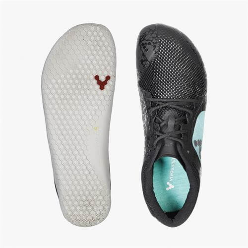 Vivobarefoot PRIMUS LITE Loopschoenen Dames Black/Mint/Green | UHCDVTX-06