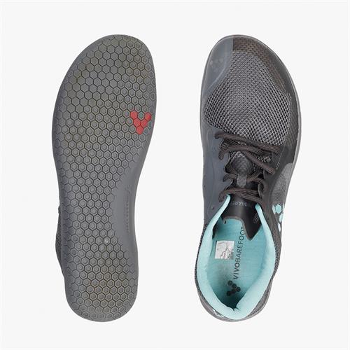 Vivobarefoot PRIMUS LITE Loopschoenen Dames Grijs | WYUGDCZ-62