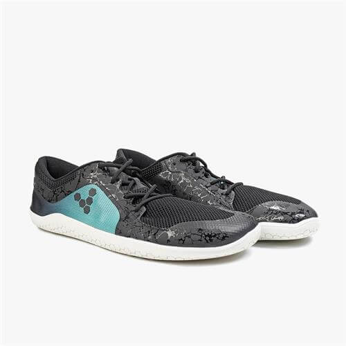 Vivobarefoot PRIMUS LITE Loopschoenen Heren Black/Mint/Green | YXPWGAV-85