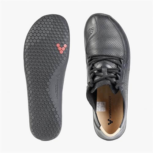 Vivobarefoot PRIMUS LUX LINED Sneakers Dames Zwart | AKMUFLD-54