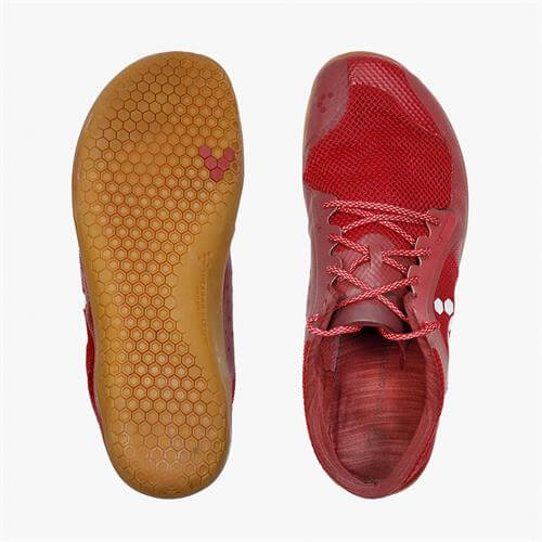 Vivobarefoot PRIMUS ROAD Loopschoenen Dames Rood | AWYQKBR-83