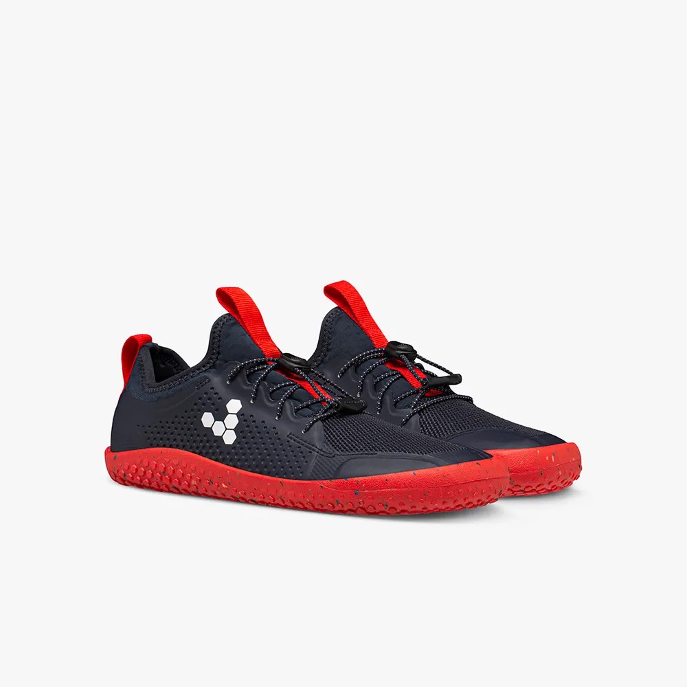 Vivobarefoot PRIMUS SPORT II JUNIORS Sneakers Kinderen Black/Red | YSPGHLO-94