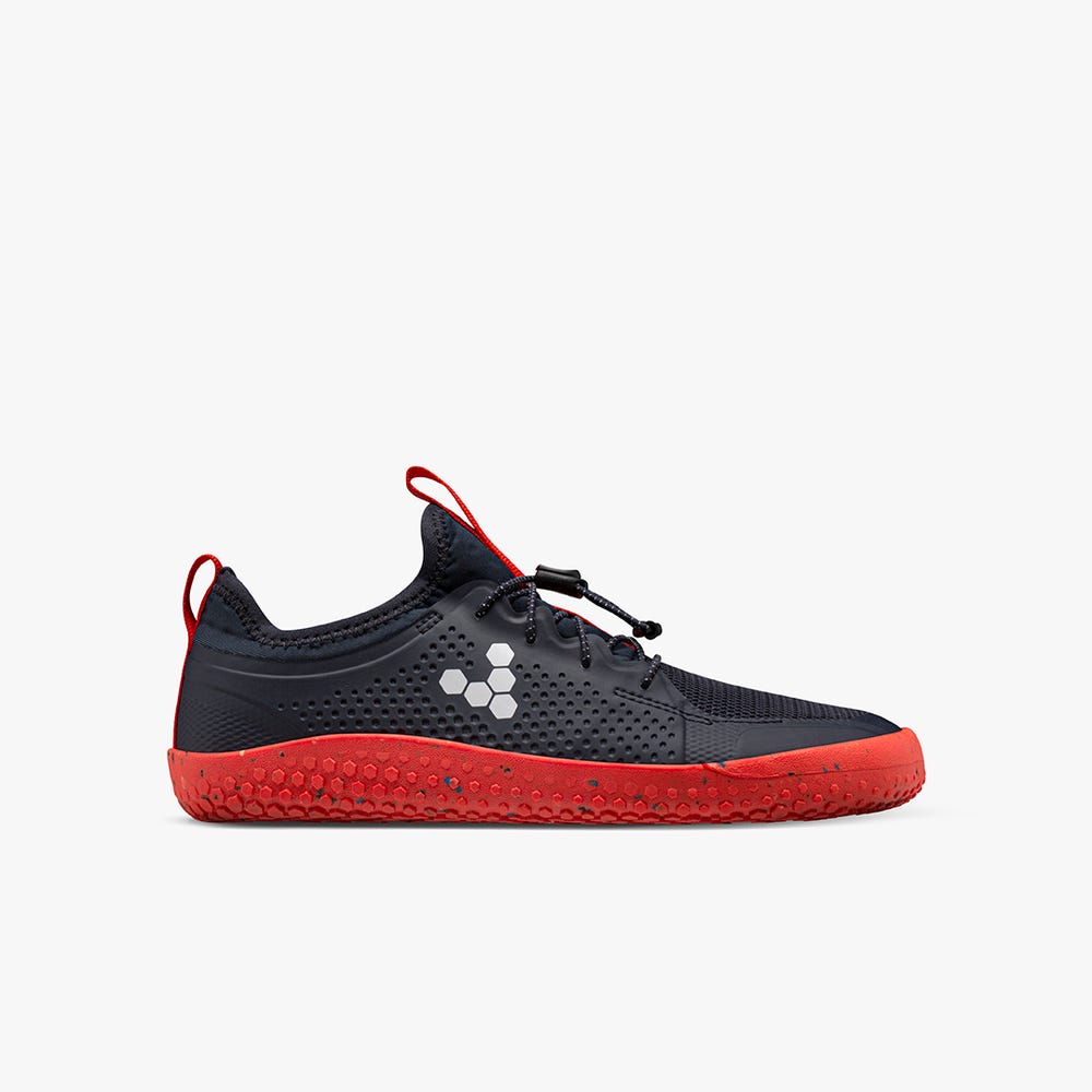 Vivobarefoot PRIMUS SPORT II JUNIORS Sneakers Kinderen Black/Red | YSPGHLO-94