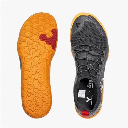 Vivobarefoot PRIMUS SWIMRUN FG Trailschoenen Dames Black/Orange | VUWIMXT-83