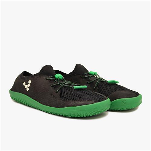 Vivobarefoot PRIMUS Sneakers Kinderen Black/Green | ENFSAOB-97