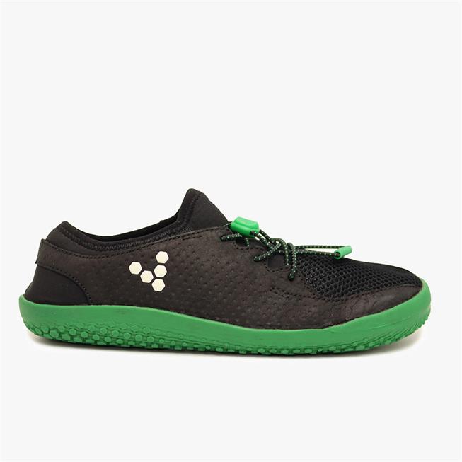 Vivobarefoot PRIMUS Sneakers Kinderen Black/Green | ENFSAOB-97