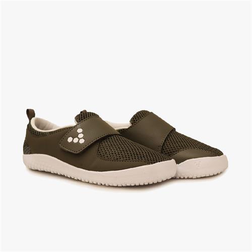 Vivobarefoot PRIMUS Sneakers Kinderen Olijfgroen | VDQXFBY-97