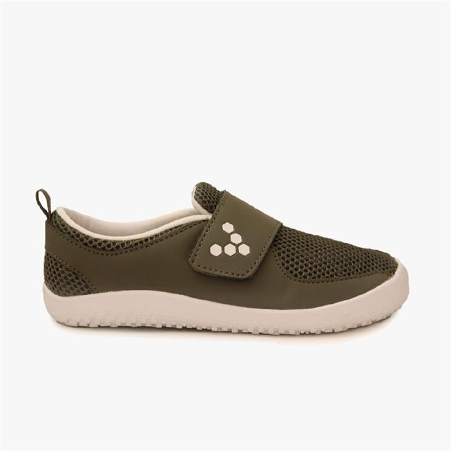 Vivobarefoot PRIMUS Sneakers Kinderen Olijfgroen | VDQXFBY-97