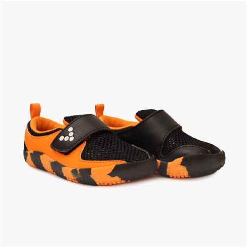 Vivobarefoot PRIMUS Sneakers Kinderen Orange/Black | WLGVXBH-82