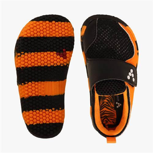 Vivobarefoot PRIMUS Sneakers Kinderen Orange/Black | WLGVXBH-82