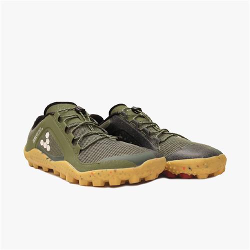 Vivobarefoot PRIMUS TRAIL II SG Trailschoenen Heren Brown/Green | CYWKPQH-85