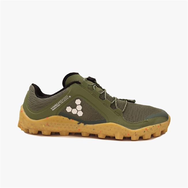 Vivobarefoot PRIMUS TRAIL II SG Trailschoenen Heren Brown/Green | CYWKPQH-85