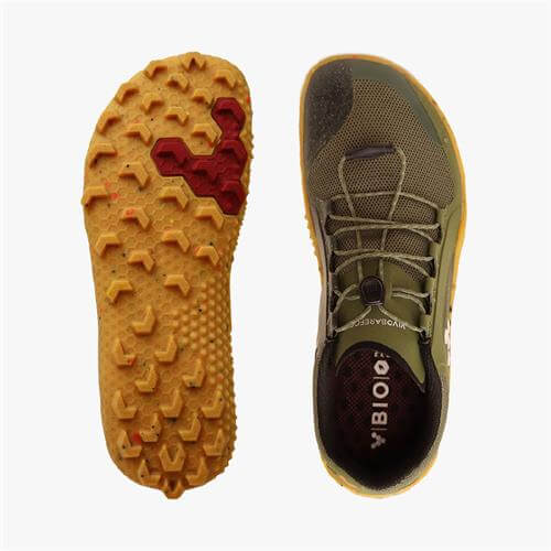 Vivobarefoot PRIMUS TRAIL II SG Trailschoenen Dames Brown/Green | WJVNCSI-25