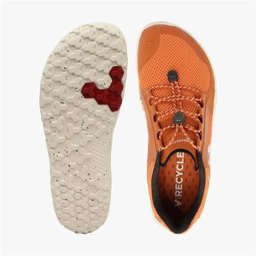 Vivobarefoot PRIMUS TRAIL RECYCLED FG Trailschoenen Heren Oranje | OYSIPFH-92