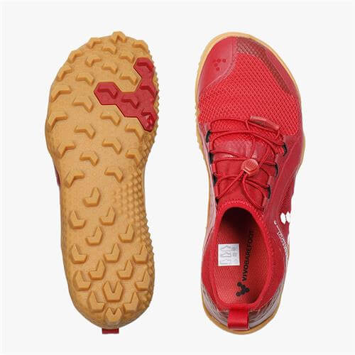 Vivobarefoot PRIMUS TRAIL SG Trailschoenen Dames Rood | QVETJKS-73