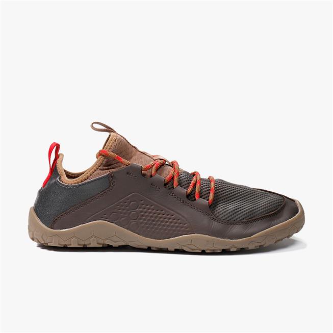 Vivobarefoot PRIMUS TREK Wandelschoenen Heren Bruin | QJAECSU-40