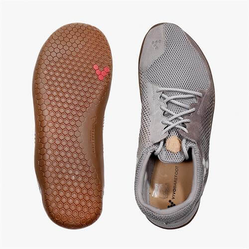 Vivobarefoot PRIMUS TRIO Loopschoenen Heren Grijs | EPAURDT-07