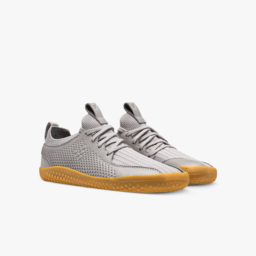 Vivobarefoot Primus Knit II Sneakers Kinderen Grijs | IPHVGTK-90