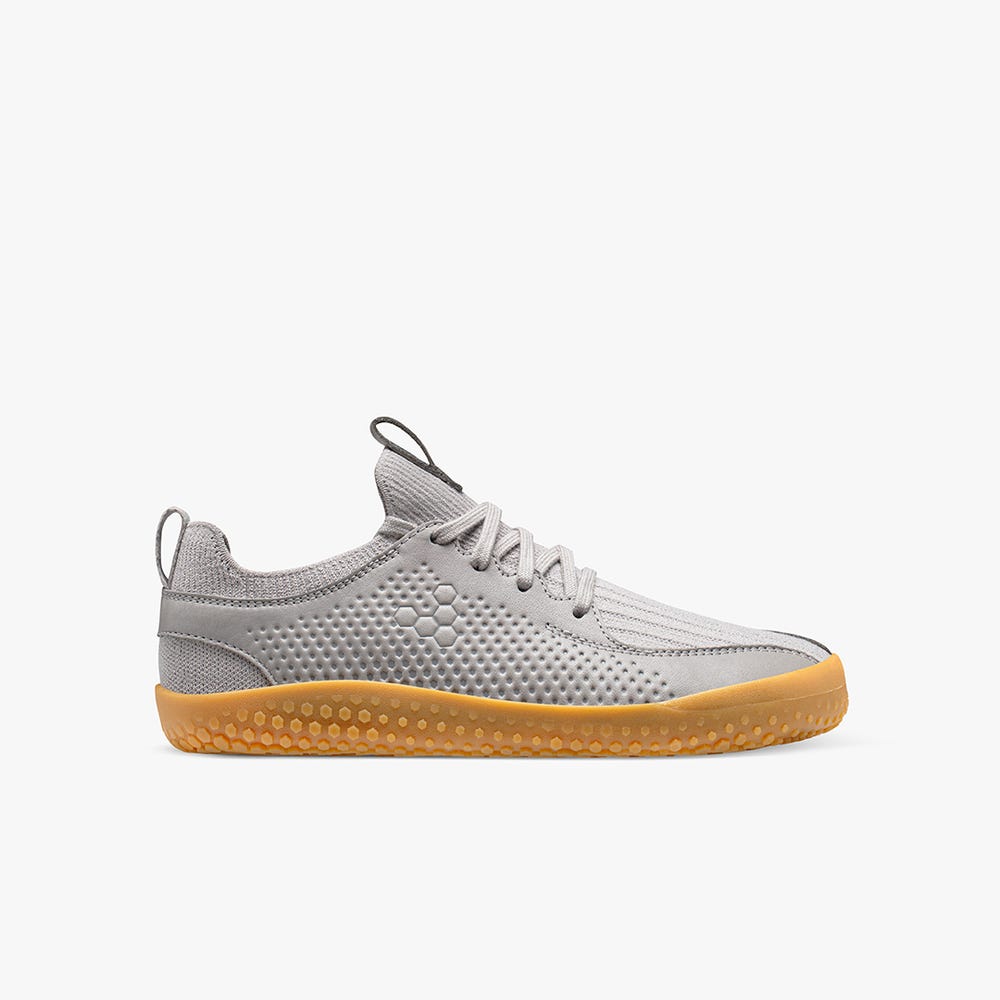 Vivobarefoot Primus Knit II Sneakers Kinderen Grijs | IPHVGTK-90