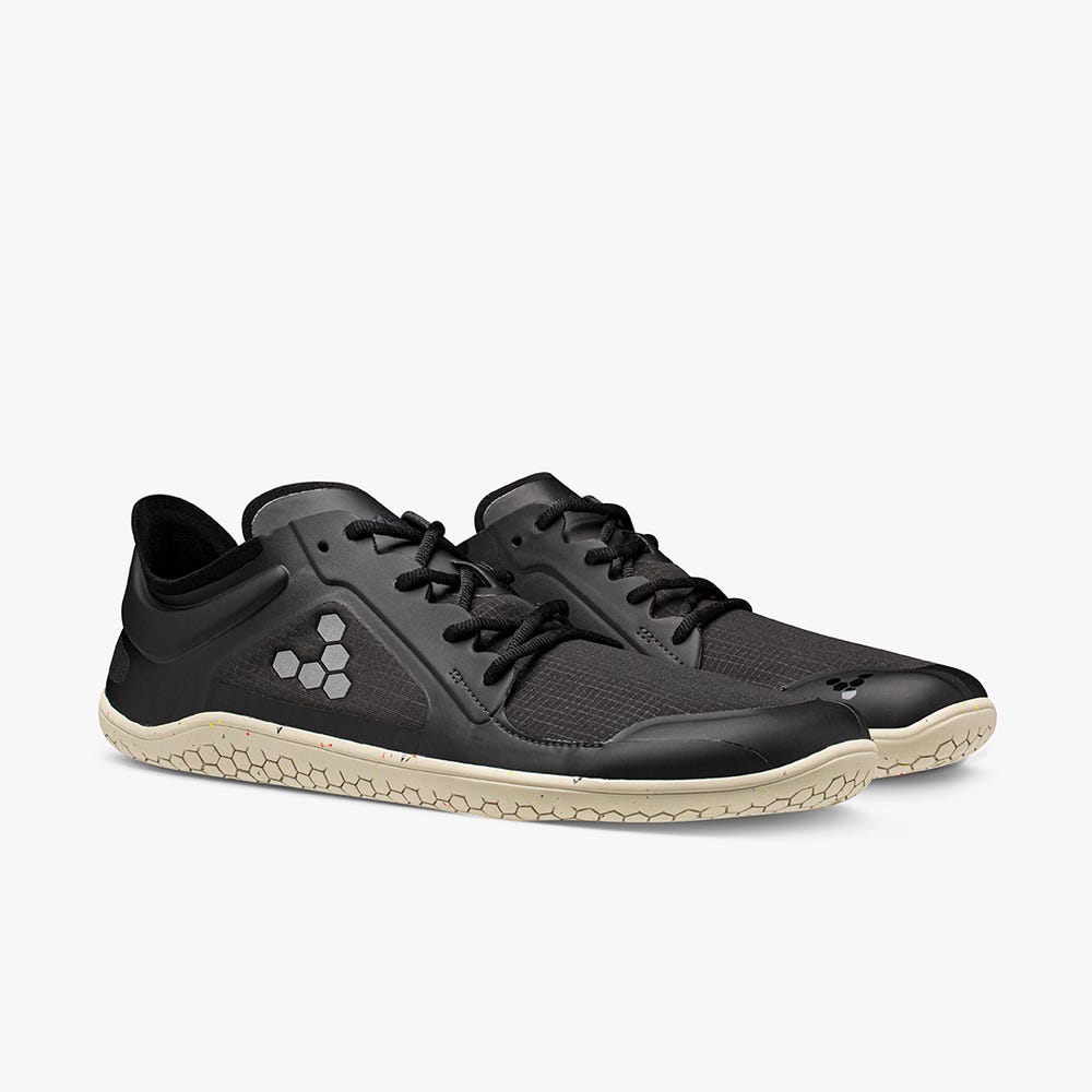 Vivobarefoot Primus Lite III All Weather Loopschoenen Heren Obsidian | FNHPLVS-43