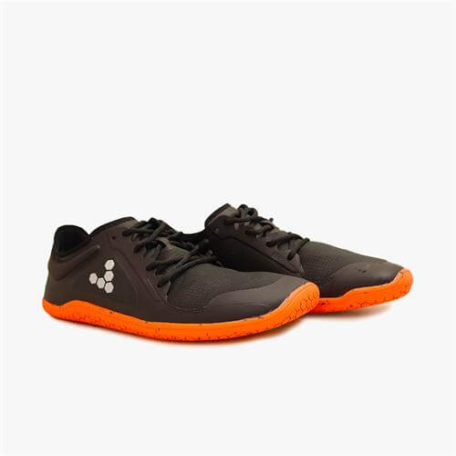 Vivobarefoot Primus Lite III All Weather Loopschoenen Dames Obsidian//Orange | HKILGPE-50