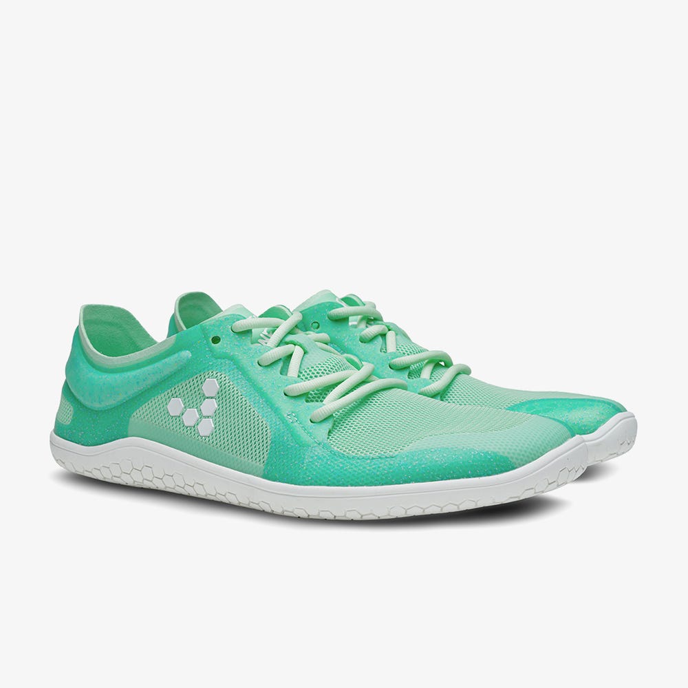 Vivobarefoot Primus Lite III One Earth Loopschoenen Dames Mintgroen | EATQFPS-34