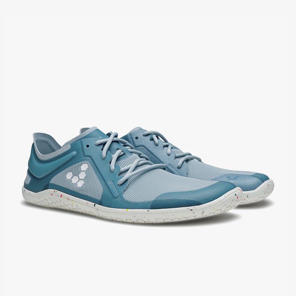 Vivobarefoot Primus Lite III Sneakers Dames Blauw | KJLMXSI-70