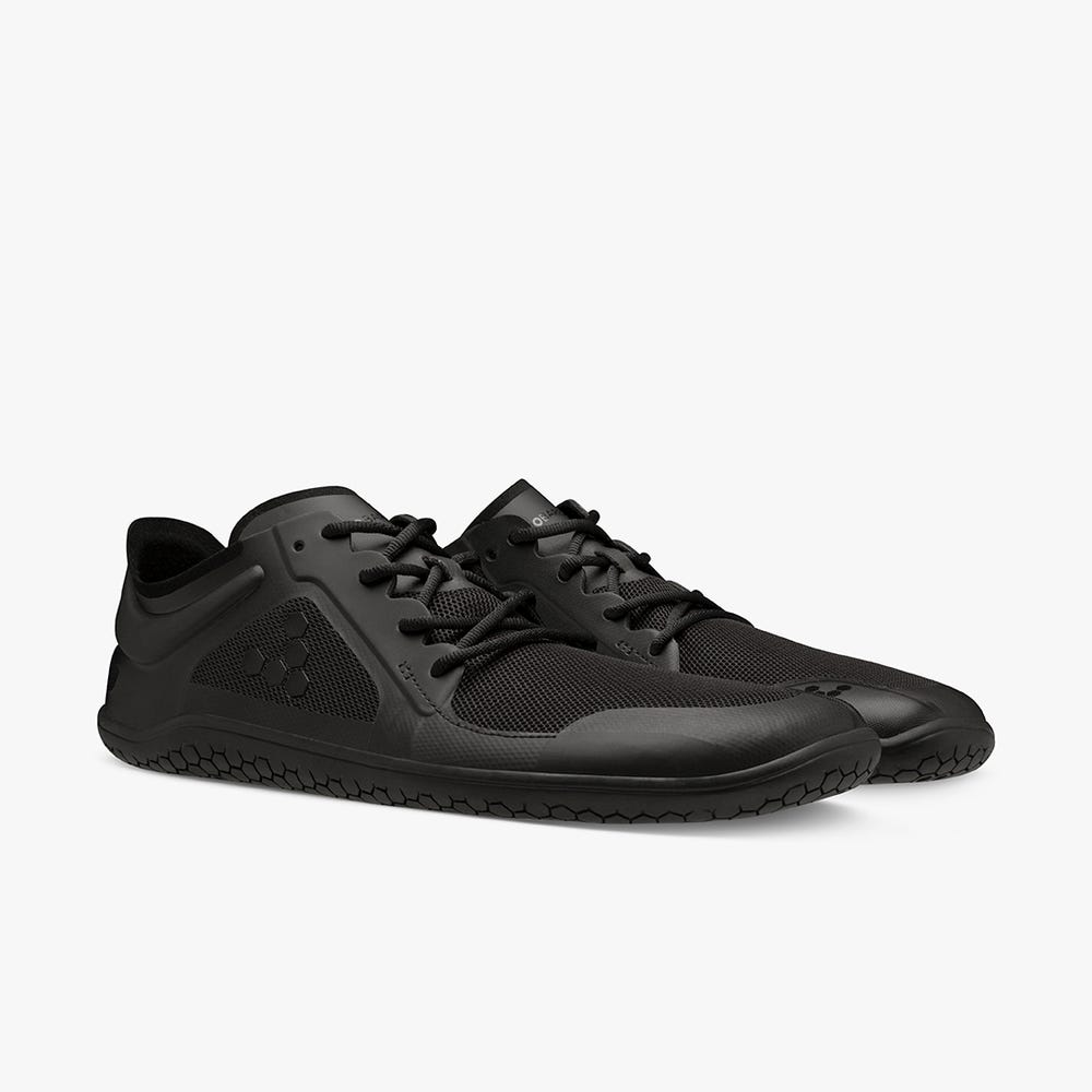 Vivobarefoot Primus Lite III Sneakers Dames Obsidian | OBMCUXN-34