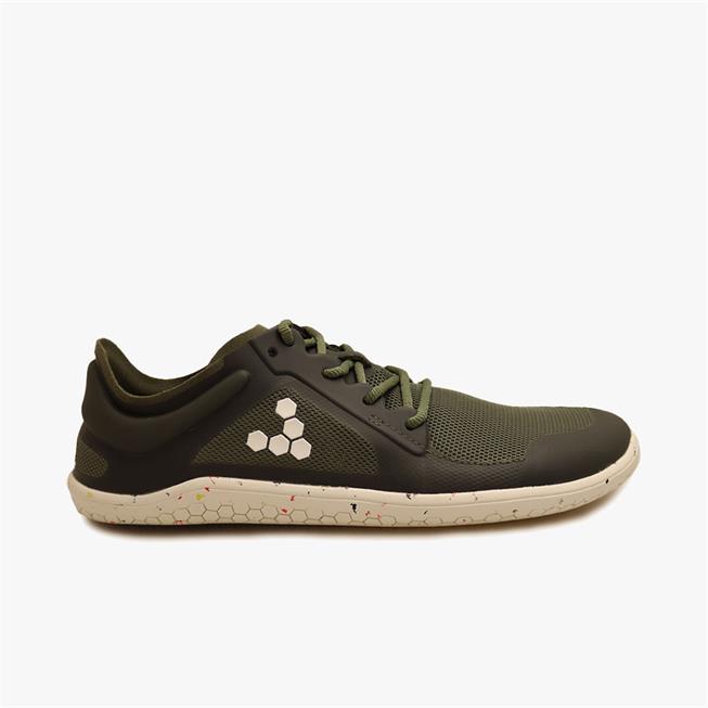 Vivobarefoot Primus Lite III Sneakers Dames Brown/Green | QJSUZDC-37