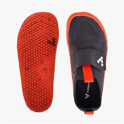 Vivobarefoot Primus Sport II Sneakers Kinderen Black/Orange | DMWLVBY-61