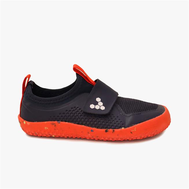 Vivobarefoot Primus Sport II Sneakers Kinderen Black/Orange | DMWLVBY-61