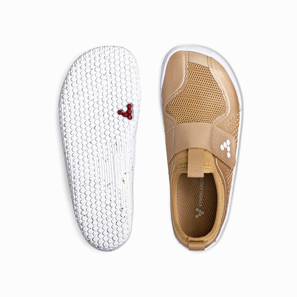 Vivobarefoot Primus Sport II Sneakers Kinderen Goud | OGMYVNX-13