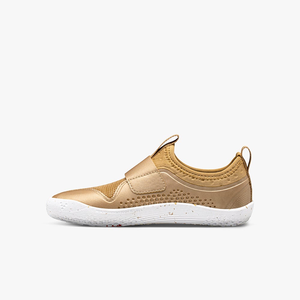 Vivobarefoot Primus Sport II Sneakers Kinderen Goud | OGMYVNX-13