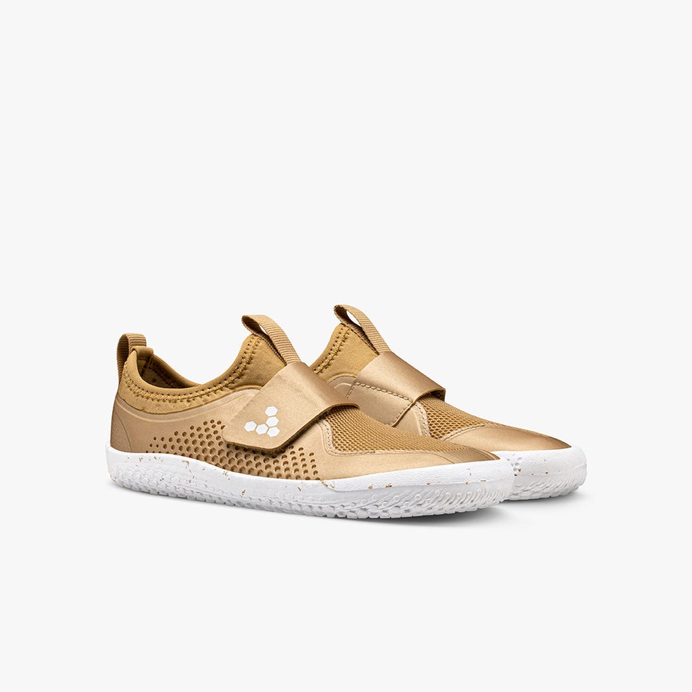 Vivobarefoot Primus Sport II Sneakers Kinderen Goud | OGMYVNX-13