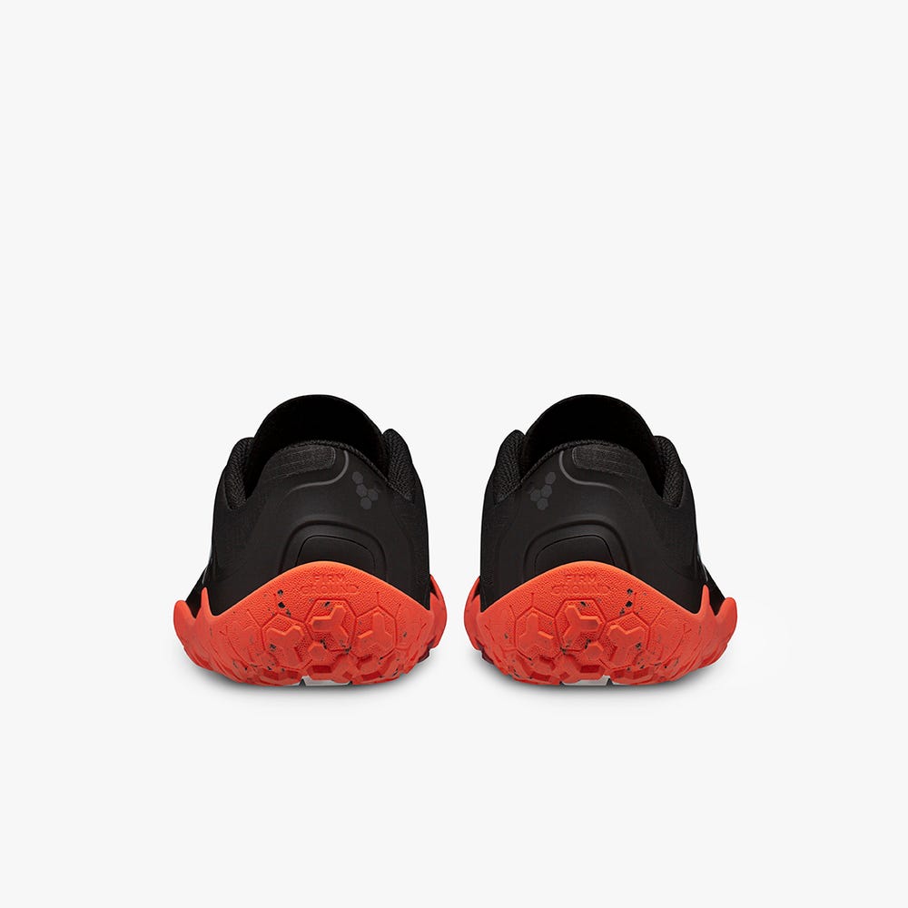 Vivobarefoot Primus Trail II All Weather FG Trailschoenen Dames Obsidian Oranje | DMVTHZO-56