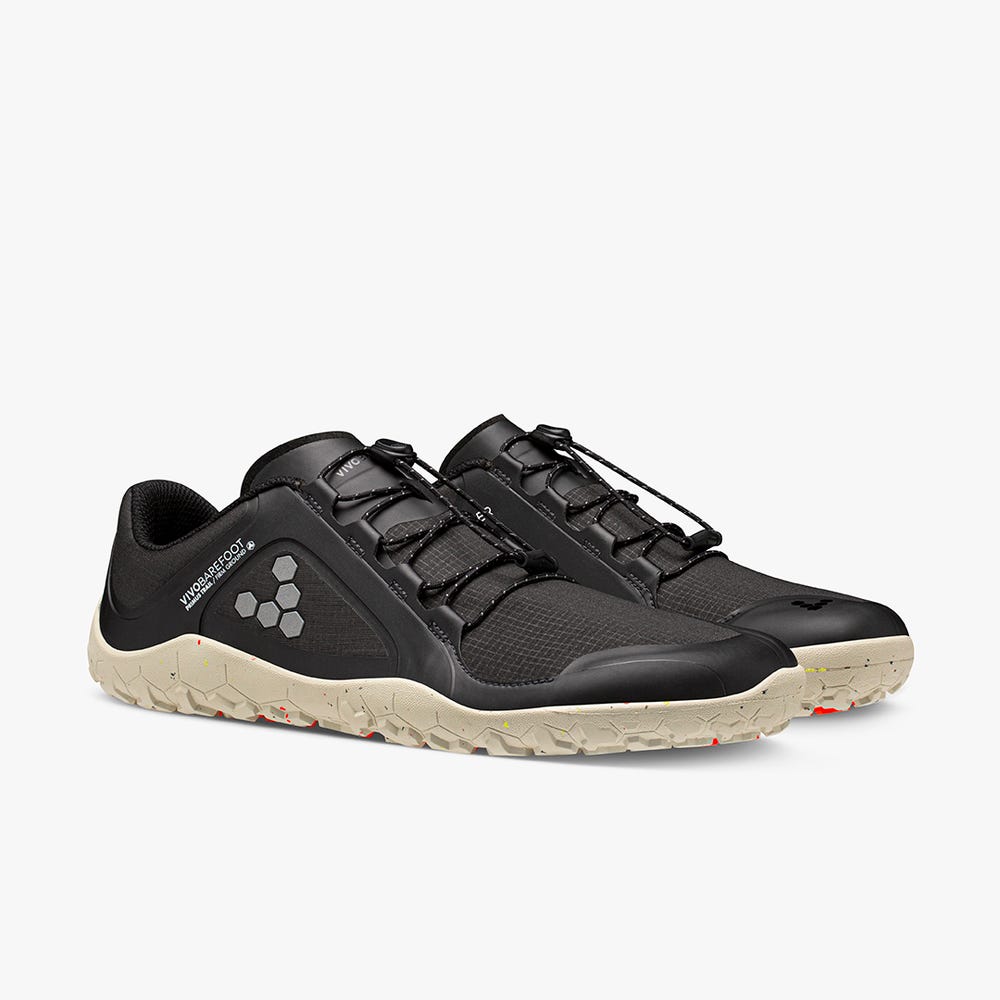 Vivobarefoot Primus Trail II All Weather FG Trailschoenen Dames Obsidian | SRBLOXN-84