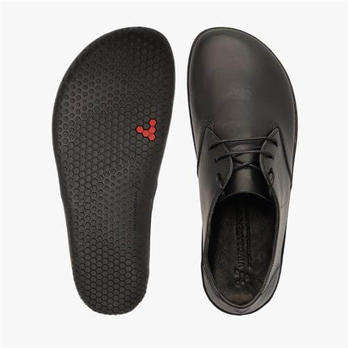 Vivobarefoot RA LUX Oxford Schoenen Heren Zwart | UJGEMSC-47