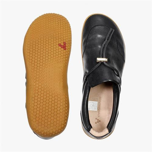 Vivobarefoot RA Slip On Dames Zwart | IMALNTG-67