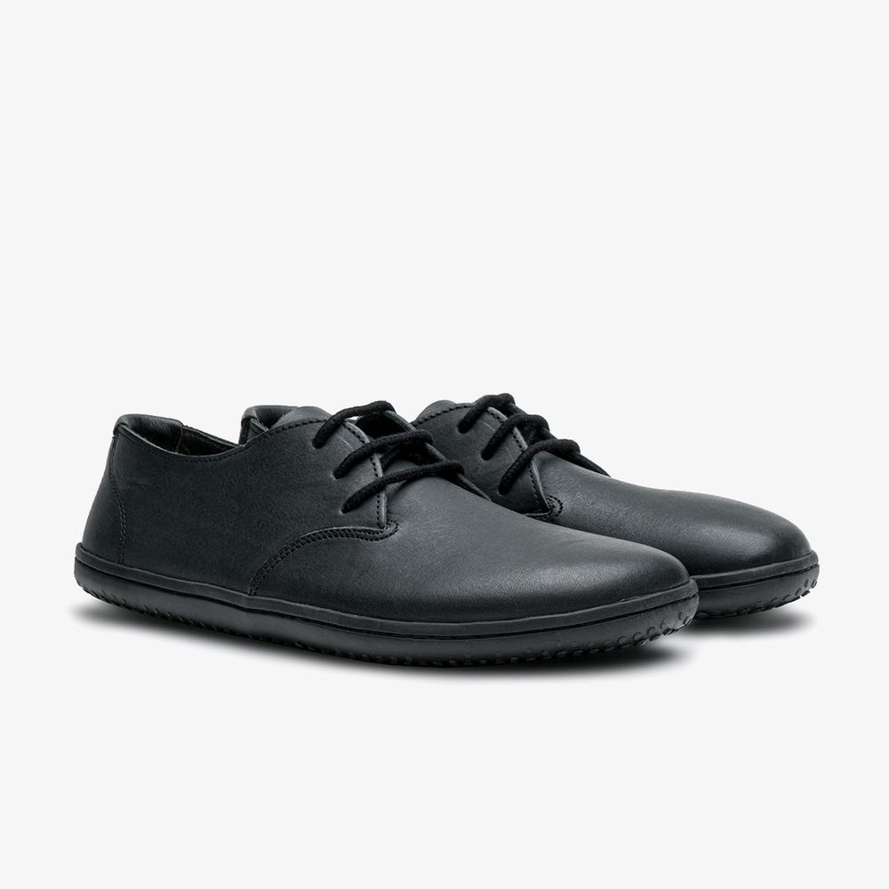 Vivobarefoot Ra III Oxford Schoenen Dames Obsidian | LMSHRNI-90