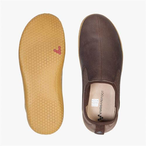 Vivobarefoot SLYDE Slip On Heren Bruin | PWJEUTQ-61