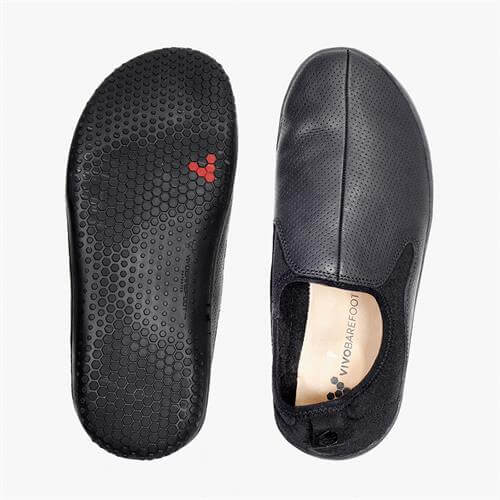 Vivobarefoot SLYDE Slip On Heren Zwart | LOQVWTB-94