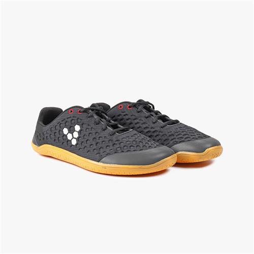 Vivobarefoot STEALTH 2 Loopschoenen Dames Black/Orange | UFZRBGQ-69