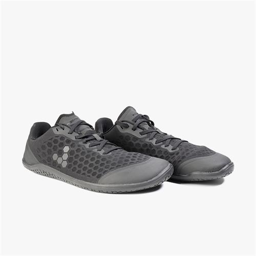 Vivobarefoot STEALTH III Loopschoenen Heren Obsidian | QYBXFLU-98