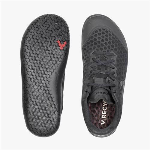 Vivobarefoot STEALTH III Loopschoenen Heren Obsidian | QYBXFLU-98