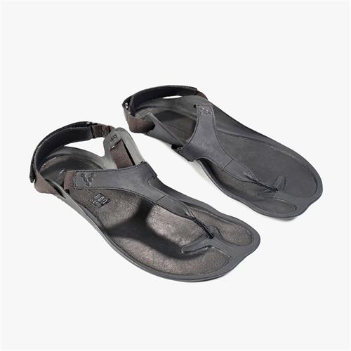 Vivobarefoot TOTAL ECLIPSE LUX Sandalen Heren Obsidian | UIWFNHT-70