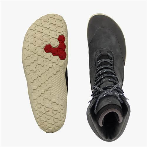 Vivobarefoot TRACKER HI FG Wandellaarzen Dames Obsidian | IERVQSP-21