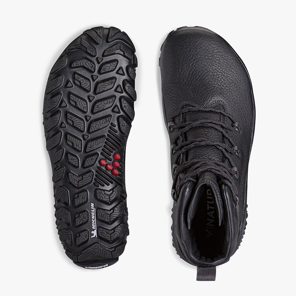 Vivobarefoot Tracker Forest Esc Wandellaarzen Heren Obsidian | RZYTDUW-92