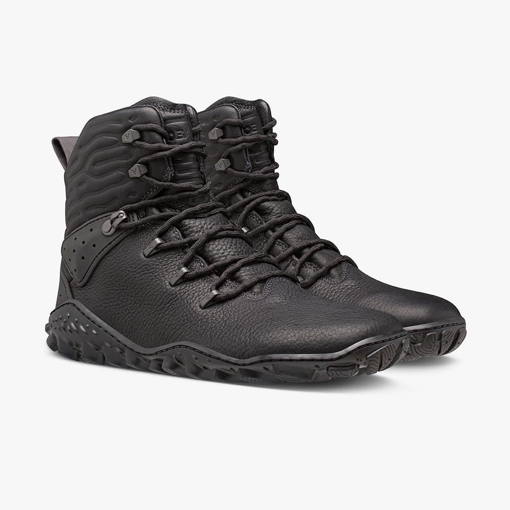 Vivobarefoot Tracker Forest Esc Wandellaarzen Heren Obsidian | RZYTDUW-92