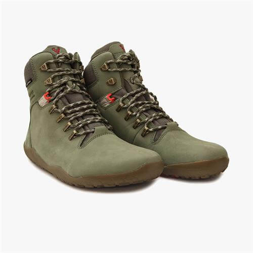 Vivobarefoot Tracker II Fg Wandellaarzen Dames Brown/Green | OALUERZ-63