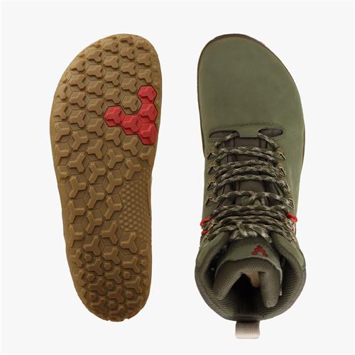 Vivobarefoot Tracker II Fg Wandellaarzen Dames Brown/Green | OALUERZ-63